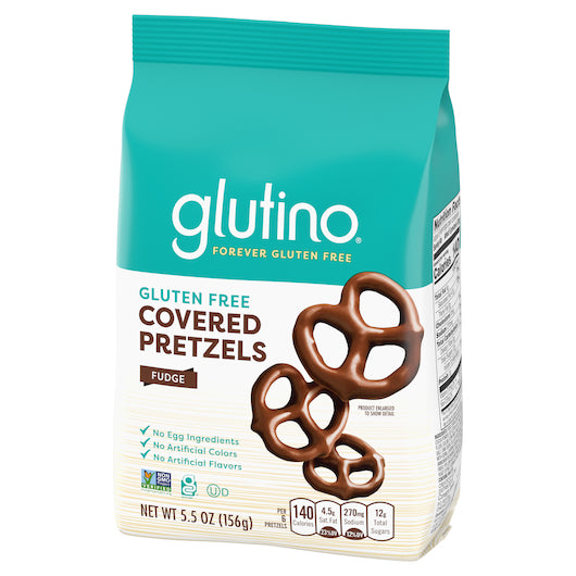 Glutino Gluten Free Chocolate Covered Pretzels, 12 x 5.5 oz Case - DOT product image 3