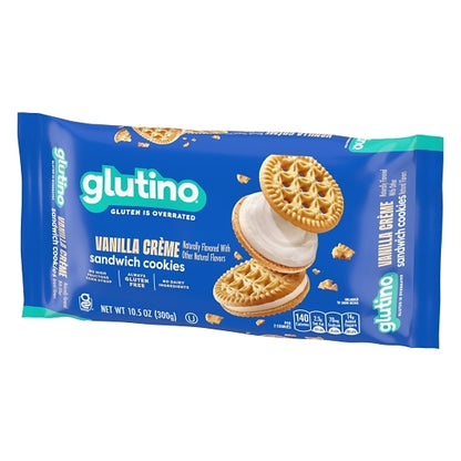 Glutino Gluten-Free Vanilla Creme Cookies, 12 x 10.5 oz Case - DOT product image 3