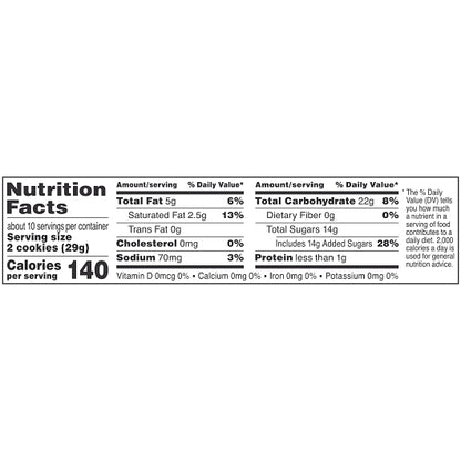 Glutino Gluten-Free Vanilla Creme Cookies, 12 x 10.5 oz Case - DOT product image 4