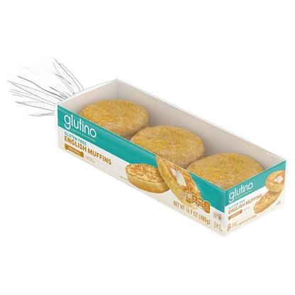 Glutino Gluten Free Premium Original English Muffins, 6 x 16.9 oz Case - DOT product image 3