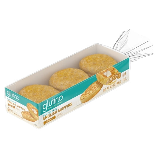 Glutino Gluten Free Premium Original English Muffins, 6 x 16.9 oz Case - DOT product image 5