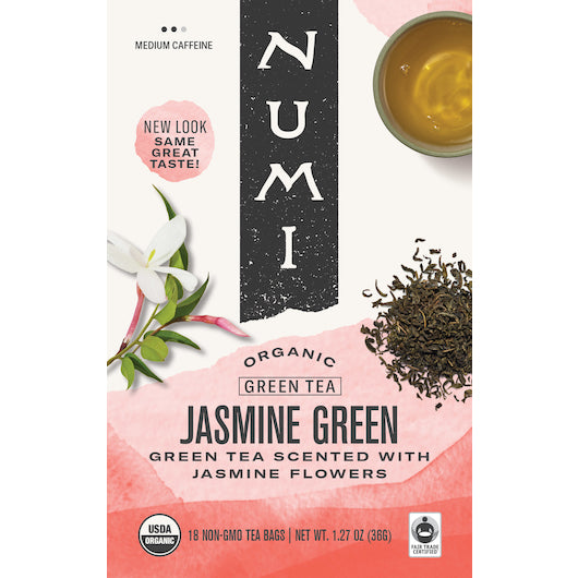 Numi JASMINE GREEN TEA, 6 x 18 ct Case - DOT product image 3