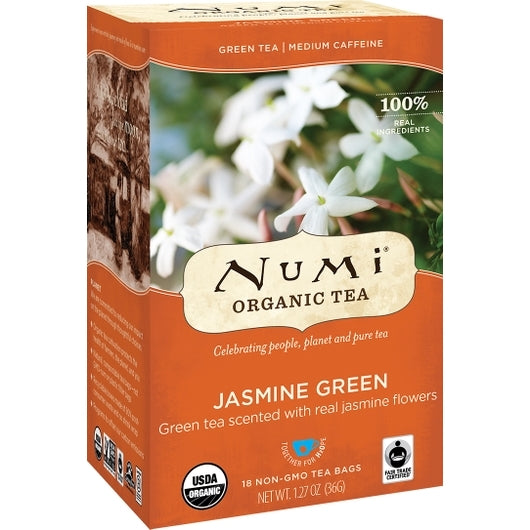 Numi JASMINE GREEN TEA, 6 x 18 ct Case - DOT product image 5