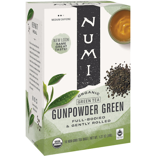 Numi GUNPOWDER GREEN TEA, 6 x 18 ct Case - DOT product image 3