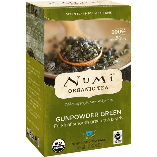 Numi GUNPOWDER GREEN TEA, 6 x 18 ct Case - DOT product image 2