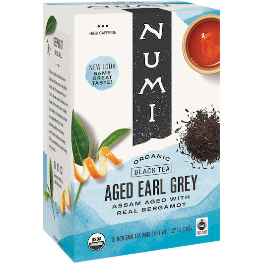 Numi AGED EARL GREY BLACK TEA, 6 x 18 ct Case - DOT product image 3