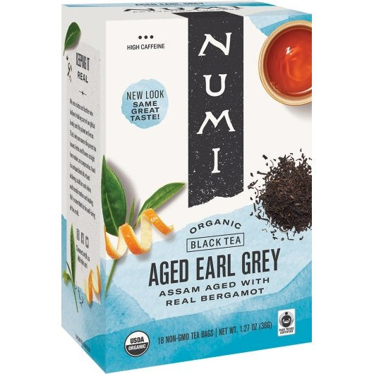Numi AGED EARL GREY BLACK TEA, 6 x 18 ct Case - DOT product image 2