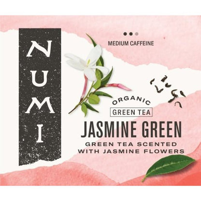 Numi Organic Tea Jasmine Green Tea, 1 x 100 ct Case - Coffee & Tea