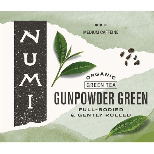 Numi Organic Tea Gunpowder Green Tea Tea Bags, 1 x 0.73 lb Case - Coffee & Tea