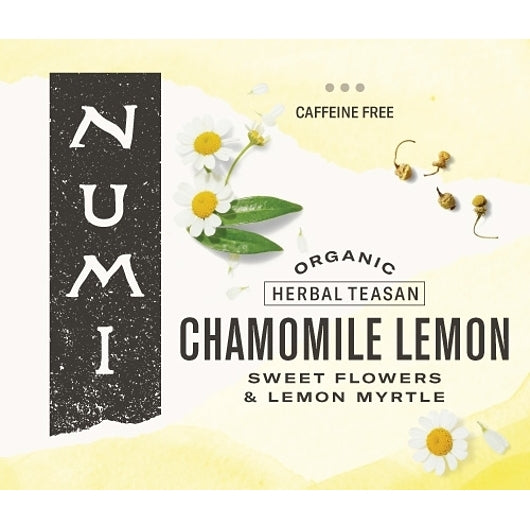 Numi Organic Tea Chamomile Lemon Herbal Tea, 1 x 100 ct Case - Coffee & Tea