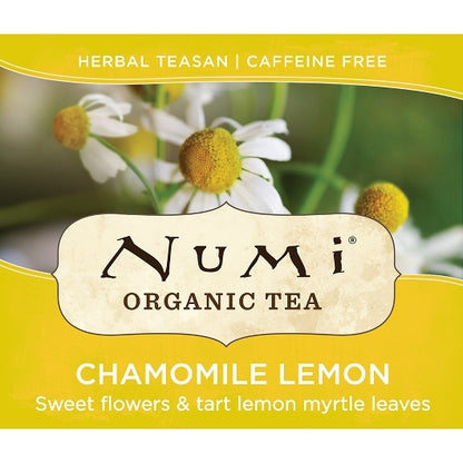 Numi Organic Tea CHAMOMILE LEMON HERBAL TEA, 1 x 100 ct Case - DOT product image 3