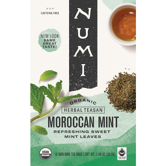 Numi MOROCCAN MINT HERBAL TEA, 6 x 18 each Case - DOT product image 3
