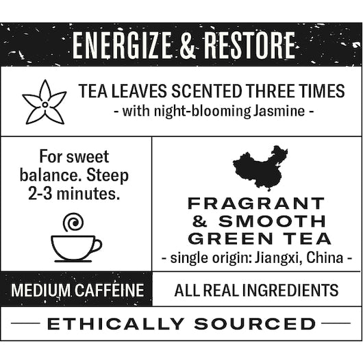 Numi JASMINE GREEN TEA, 6 x 18 ct Case - DOT product image 7