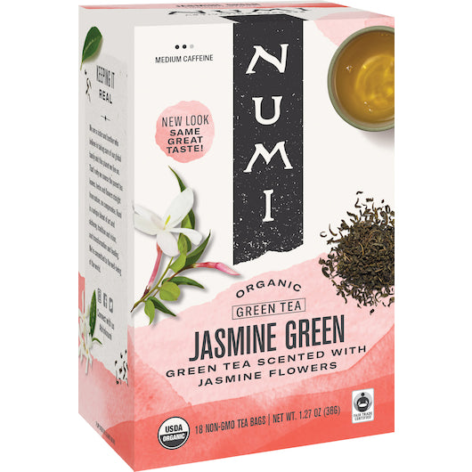 Numi JASMINE GREEN TEA, 6 x 18 ct Case - DOT product image 6
