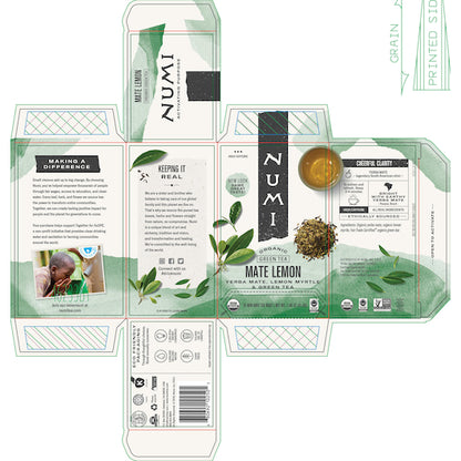 Numi MATE LEMON GREEN TEA, 6 x 18 ct Case - DOT product image 4