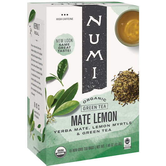 Numi MATE LEMON GREEN TEA, 6 x 18 ct Case - DOT product image 5
