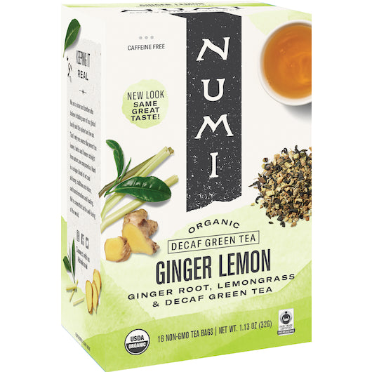Numi GINGER LEMON TEA DECAFFEINATED, 6 x 16 ct Case - DOT product image 5