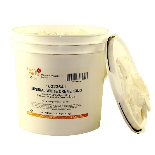 Henry And Henry Imperial White Icing, 1 x 30 lb Case - Bakery & Desserts