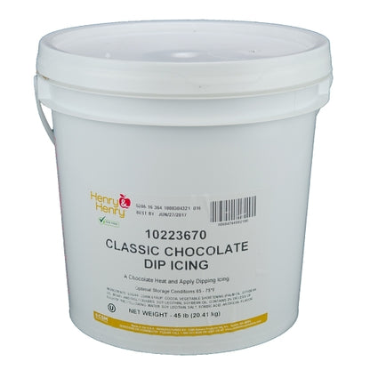 Henry And Henry Chocolate Classic Dipping Icing, 1 x 45 lb Case - DOT product image 3