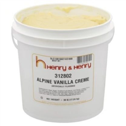 Henry And Henry Alpine Vanilla Crème, 1 x 38 lb Case - DOT product image 4