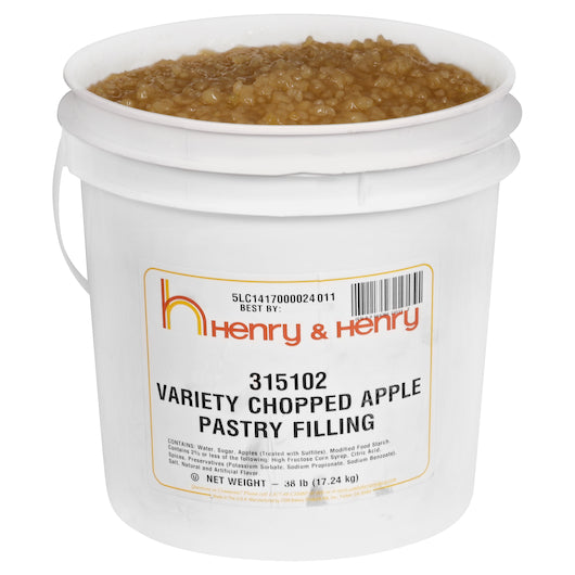 Henry And Henry Variety Chopped Apple Filling, 1 x 38 lb Case - DOT product image 4