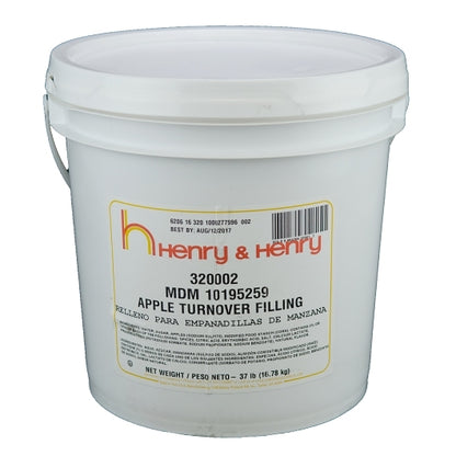 Henry And Henry Apple Turnover Filling, 1 x 37 lb Case - DOT product image 3