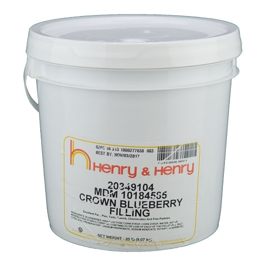 Henry And Henry Crown Blueberry Filling, 1 x 20 lb Case - DOT product image 4