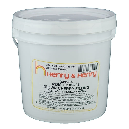 Henry And Henry Crown Cherry Filling, 1 x 20 lb Case - DOT product image 3