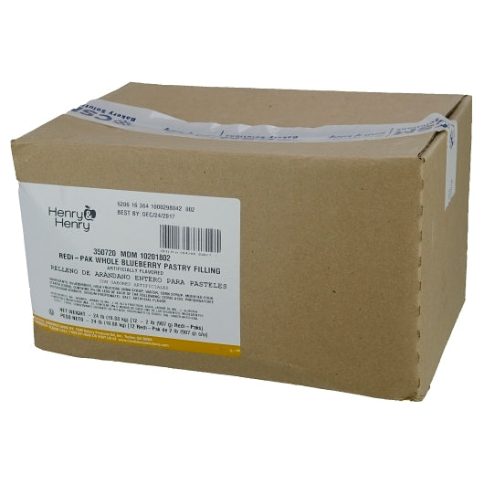 Henry & Henry Whole Blueberry Filling, 12 x 2 lb Case - DOT product image 6