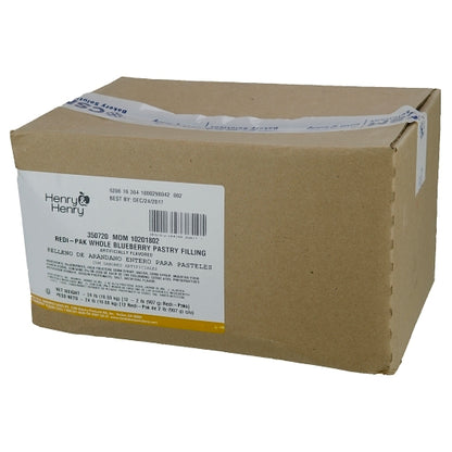 Henry & Henry Whole Blueberry Filling, 12 x 2 lb Case - DOT product image 6