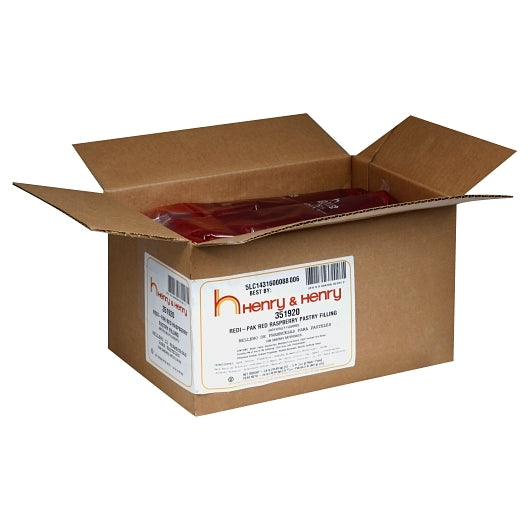Henry & Henry Redi-Pak Red Raspberry Filling, 12 x 2 lb Case - DOT product image 6