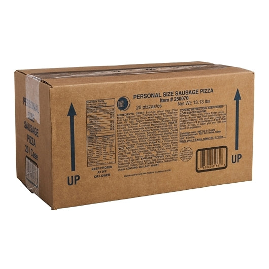 Day 'N Night Bites Individually Wrapped Personal Size Italian Sausage Pizza, 20 x 10.5 oz Case - DOT product image 4