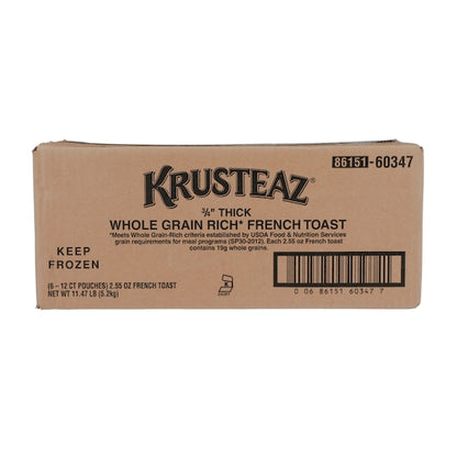Krusteaz 3/4" Whole Grain Thick French Toast, 6 x 2.557 oz Case - DOT product image 2