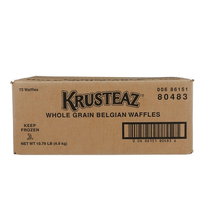 Krusteaz Whole Grain Belgian Waffles, 8 x 2.399 oz Case - DOT product image 5