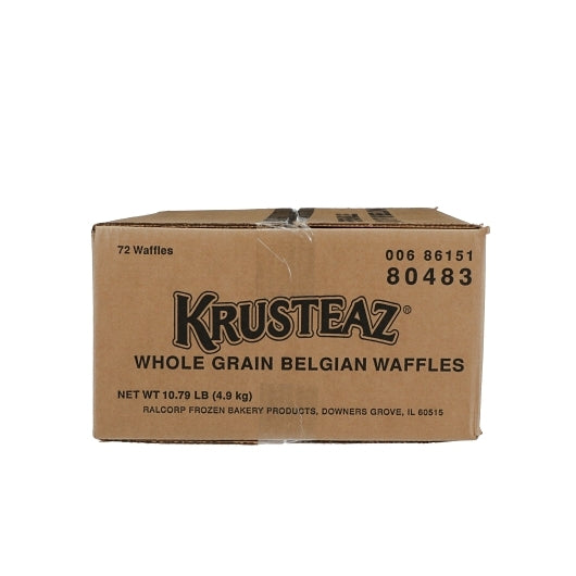 Krusteaz Whole Grain Belgian Waffles, 8 x 2.399 oz Case - DOT product image 8
