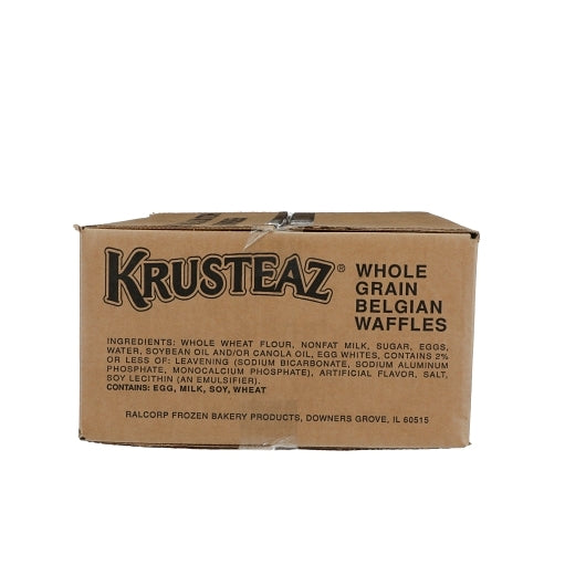 Krusteaz Whole Grain Belgian Waffles, 8 x 2.399 oz Case - DOT product image 7