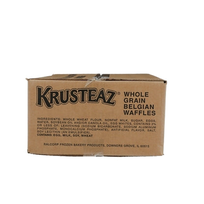 Krusteaz Whole Grain Belgian Waffles, 8 x 2.399 oz Case - DOT product image 7