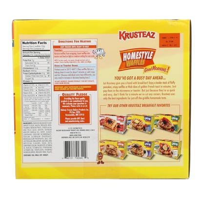 Krusteaz Homestyle Club Pack Round Waffle, 1 x 1.235 oz Case - DOT product image 7