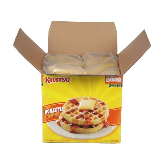 Krusteaz Homestyle Club Pack Round Waffle, 1 x 1.235 oz Case - DOT product image 4