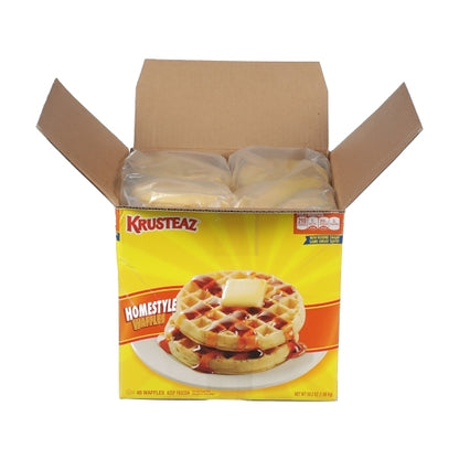 Krusteaz Homestyle Club Pack Round Waffle, 1 x 1.235 oz Case - DOT product image 4