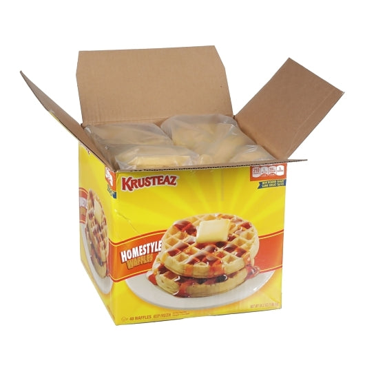 Krusteaz Homestyle Club Pack Round Waffle, 1 x 1.235 oz Case - DOT product image 2