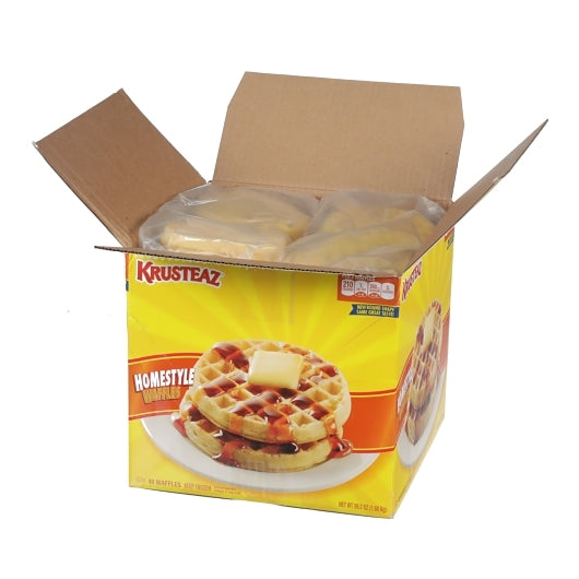 Krusteaz Homestyle Club Pack Round Waffle, 1 x 1.235 oz Case - DOT product image 3