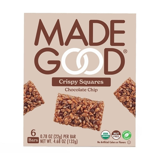 MadeGood Chocolate Chip Crispy Squares, 6 x 6 ct Case - DOT product image 2