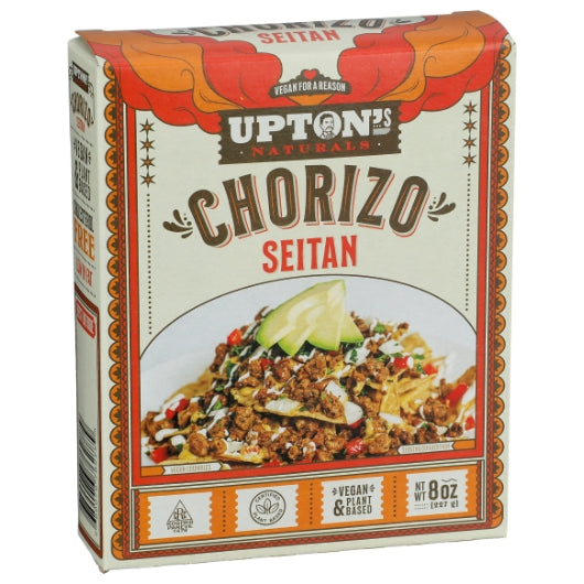 Upton's Naturals SEITAN Chorizo, 6 x 8 oz Case - DOT product image 3