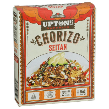 Upton's Naturals SEITAN Chorizo, 6 x 8 oz Case - DOT product image 3
