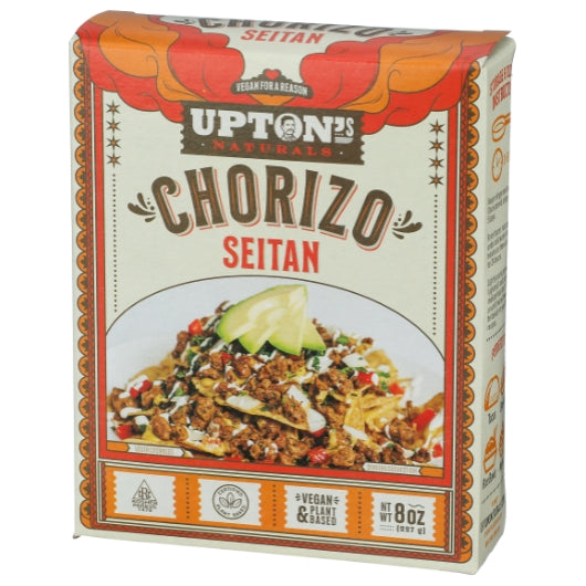 Upton's Naturals SEITAN Chorizo, 6 x 8 oz Case - DOT product image 5
