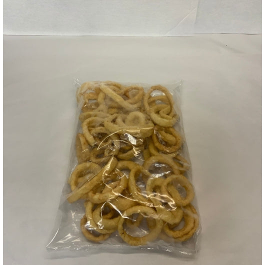 Broaster Foods 3/8" Beer Battered Onion Rings, 4 x 280 each Case - Frozen Snacks & Appetizers