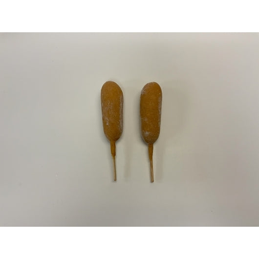 Broaster Foods Jumbo Pork & Beef Corn Dogs, 1 x 12 lb Case - Frozen Snacks & Appetizers