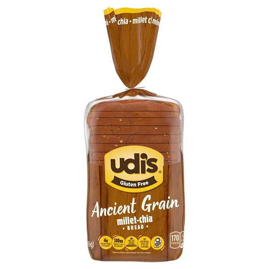 Udi's MILLET CHIA Bread, 8 x 14.3 oz Case - Breads, Rolls & Buns