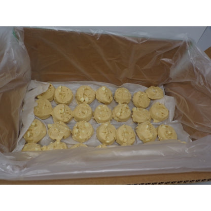 Aphrodite Divine Confections Macadamia White Chocolate Cookie Dough, 112 x 1.4 oz Case - Bakery & Desserts